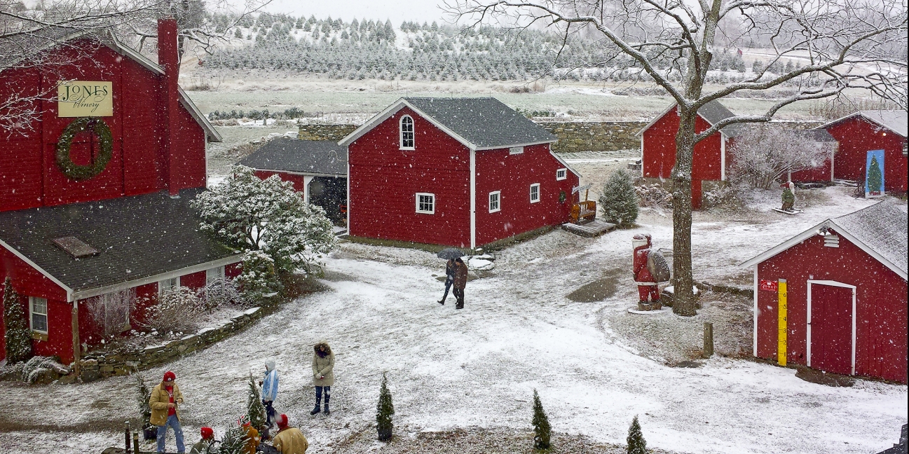 Jones Winter Scene of Barn